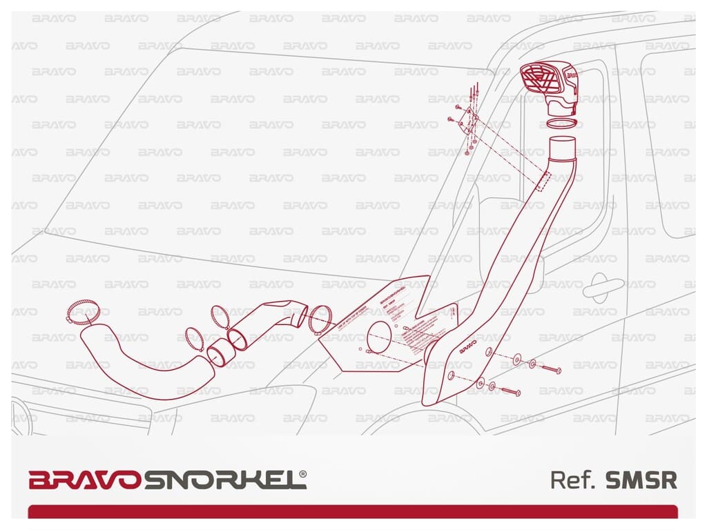Bravo Snorkel MB Sprinter W906 / VW Crafter (2006 - 2018)