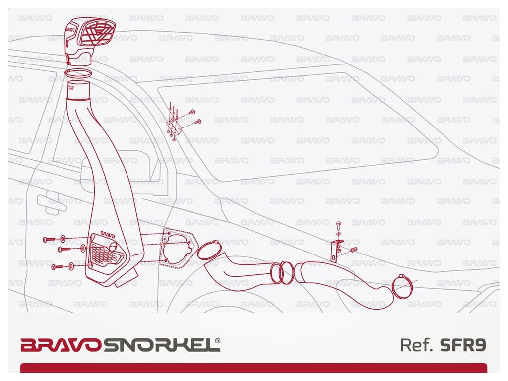 Bravo Snorkel Ford Ranger PX (2011 - 2022)