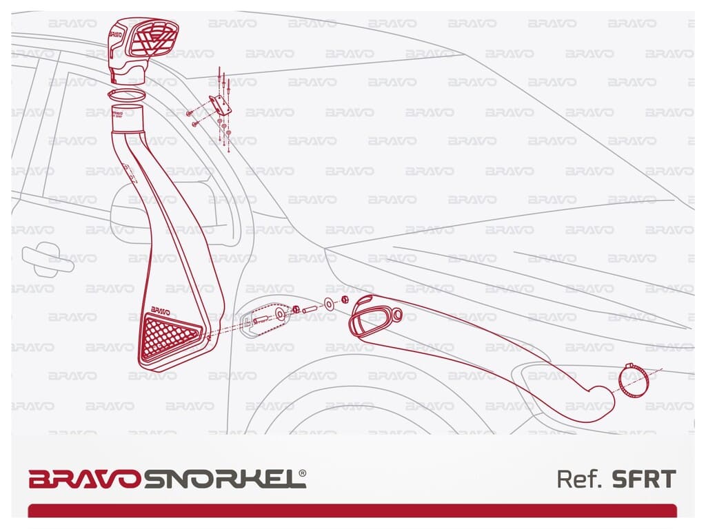 Bravo Snorkel Ford Ranger Raptor (2019 - 2022)