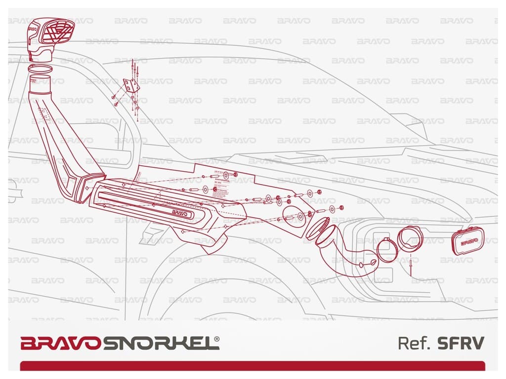 Bravo Snorkel Ford Ranger Raptor (ab 2023)