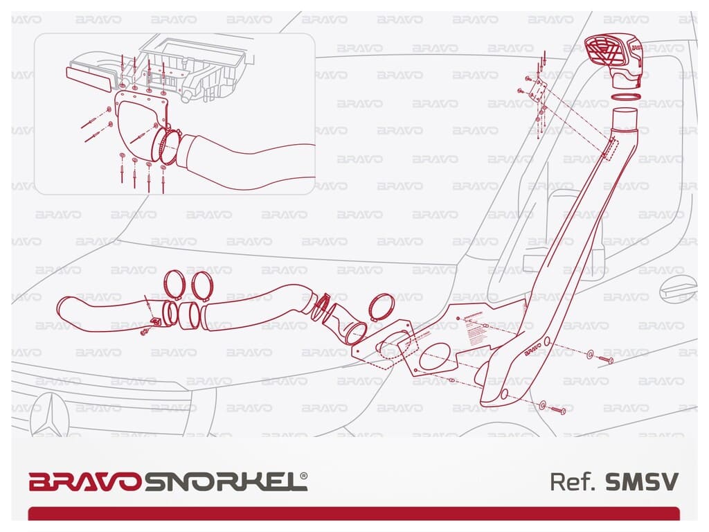 Bravo Snorkel Mercedes Sprinter W907 / 910 (ab 2018)