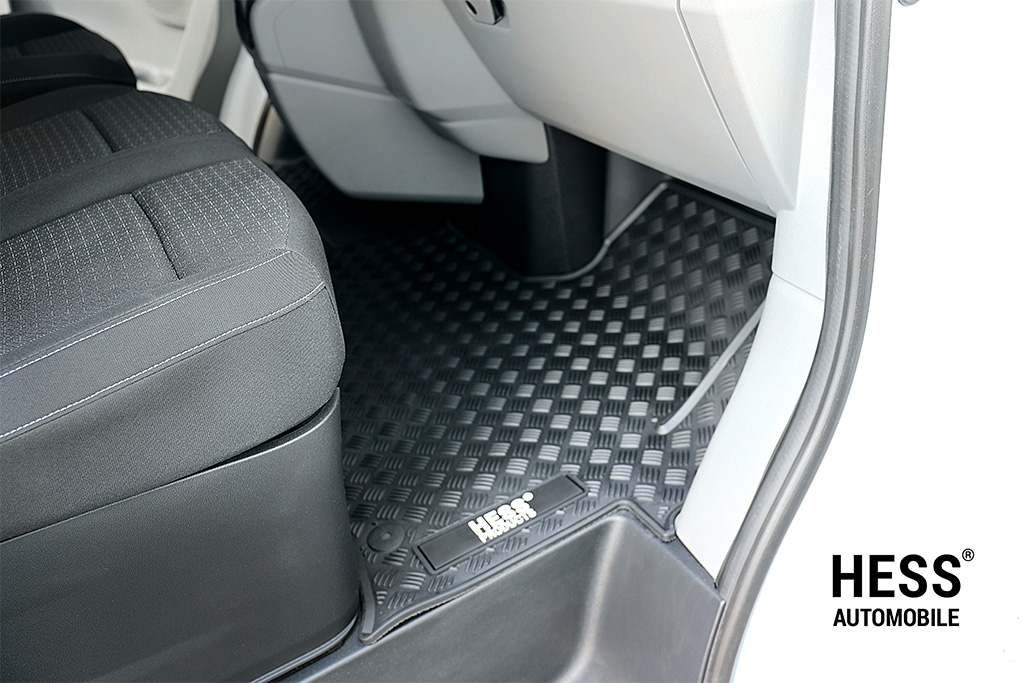 HESS Strong-Hill Fussmatte VW Transporter / Ford Custom (ab 2025), Dreisitzer