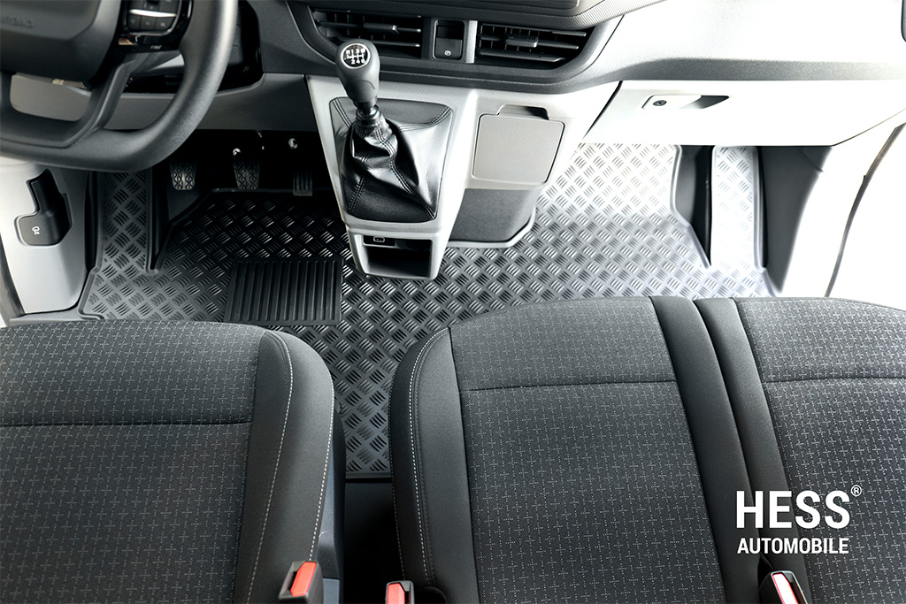 HESS Strong-Hill Fussmatte VW Transporter / Ford Custom (ab 2025), Dreisitzer