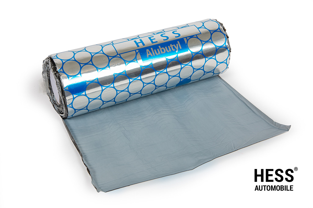 Komplettset Fahrzeugdämmung – 10m Filz, 12x Sprühkleber &amp; 6x Alubutyl-Rollen