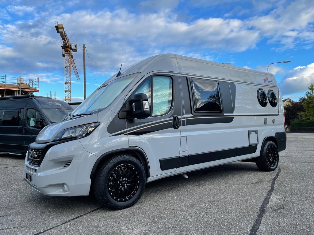 HESS H62, 18 Zoll, Savage Cross X1 Black, Alufelge für Fiat Ducato, Citroen Jumper, Peugeot Boxer