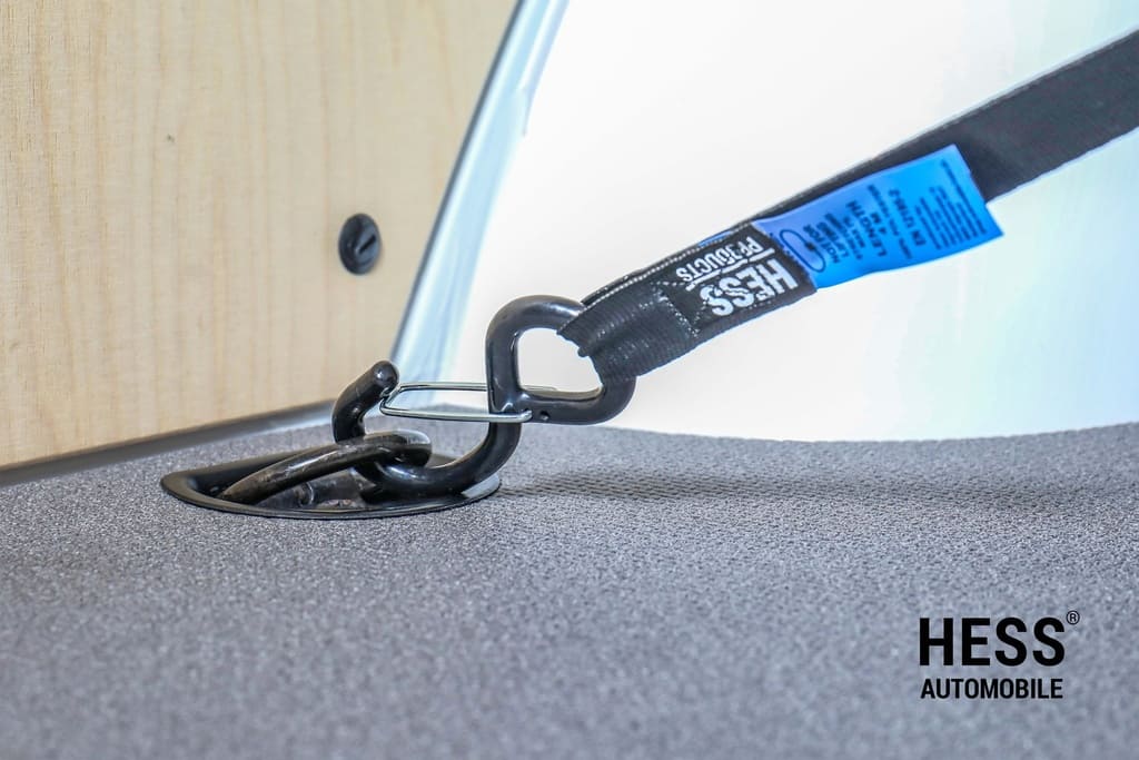 Spanngurt mit Ratsche Haken 6.0m schwarz