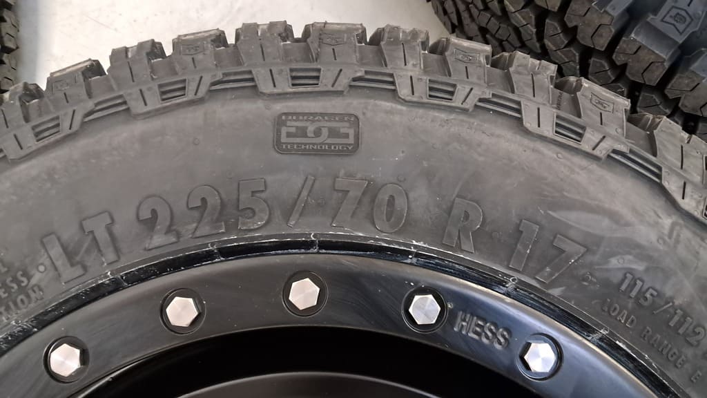 Radsatz MB Sprinter 903 kurzer Radstand inkl. Schrauben