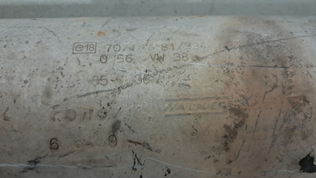 Endschalldämpfer Auspuff VW T3