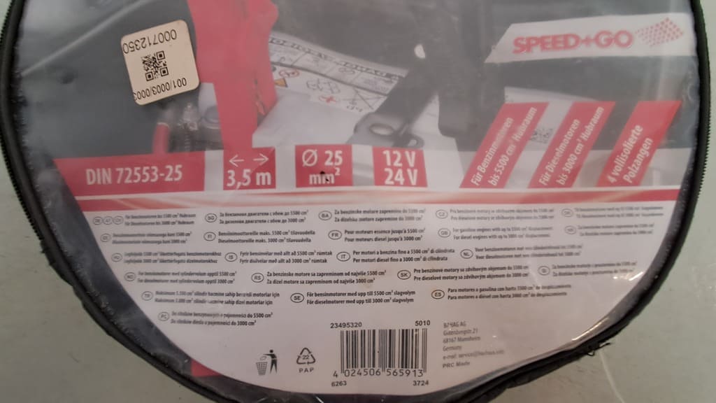 SPEED+GO Starthilfekabel