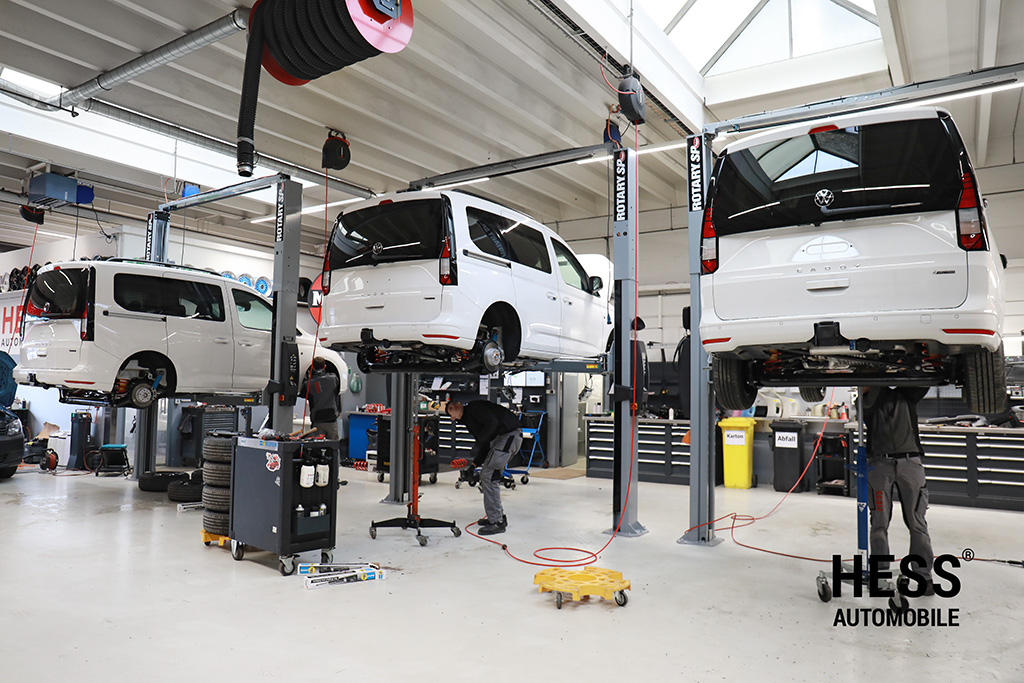 HESS Höherlegung Hill Bilstein - VW Caddy 5 Maxi