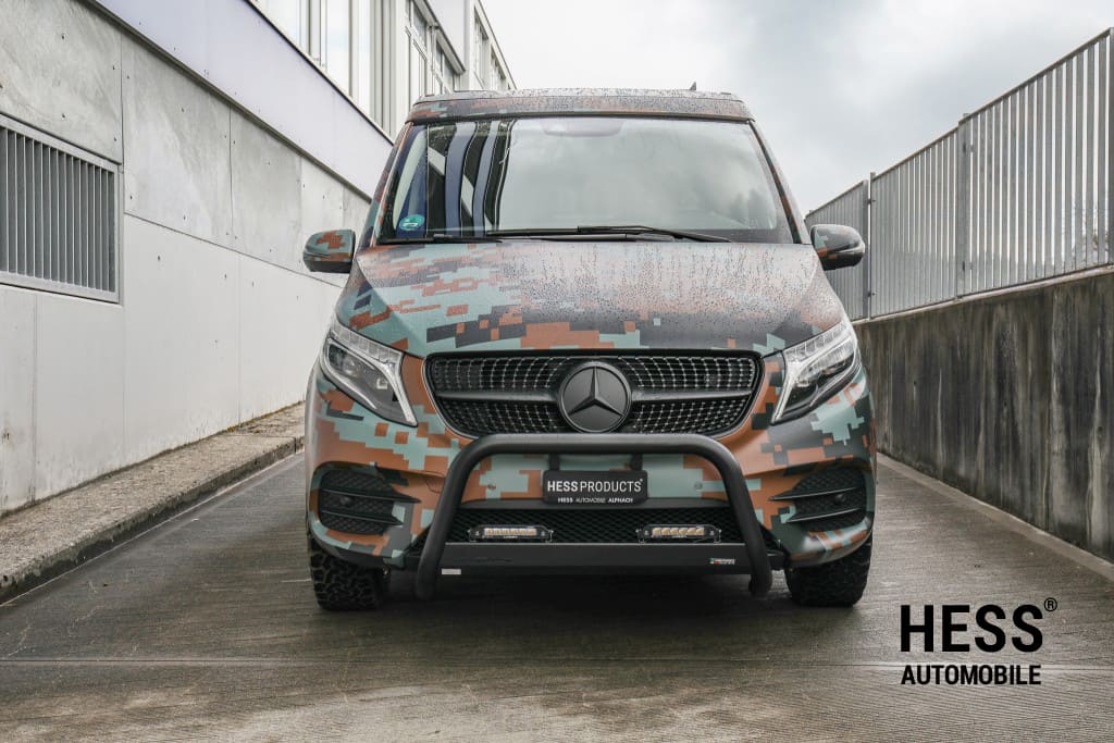 Frontbügel 63mm schwarz - Mercedes V-Klasse (447) 2014-2019