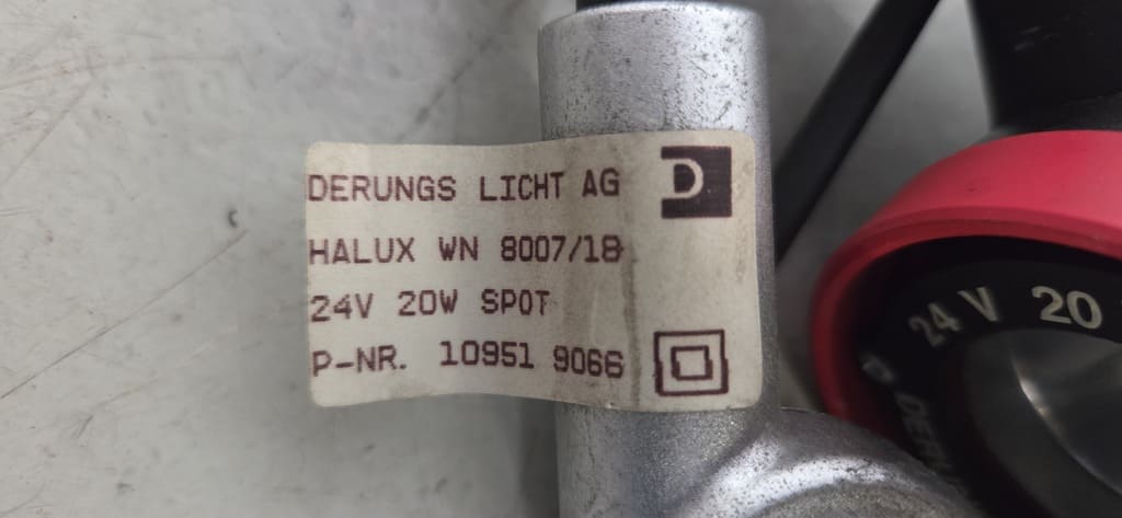 Maschinen Lampen HALUX WN 8007/18 24 V