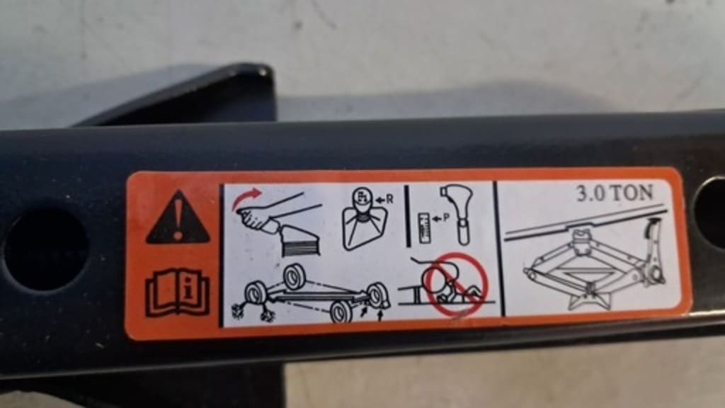 Auto-Pannenset mit Scherenwagenheber