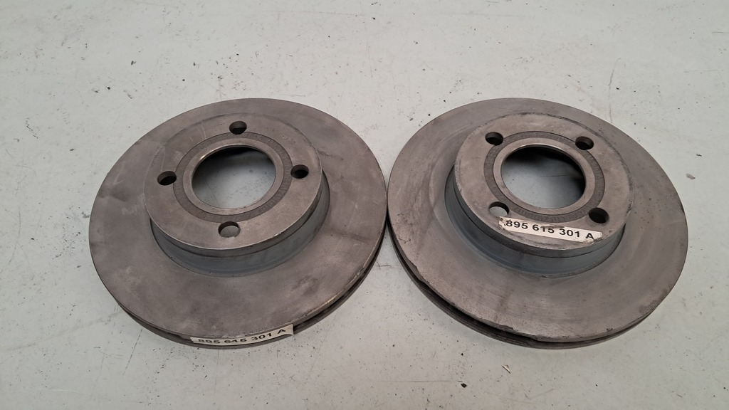 2 originale Bremsscheiben (895615301A) für Audi 80 / Audi Coupe Typ B3/B4