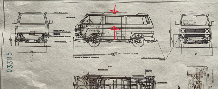 VW T3 Seitenscheibe