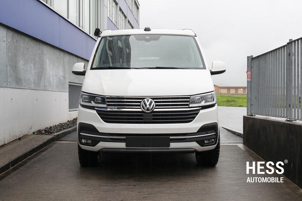 Frontbügel 63mm Rohr gerade schwarz - VW T6.1