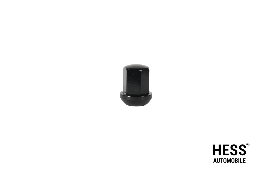 Radmutter M12x1.5 Kugel KH34 verzinkt schwarz