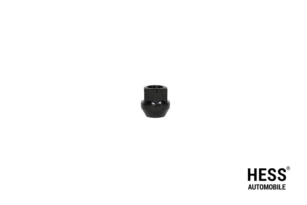 Radmutter M14x1.5 Kegel KH25 verzinkt schwarz