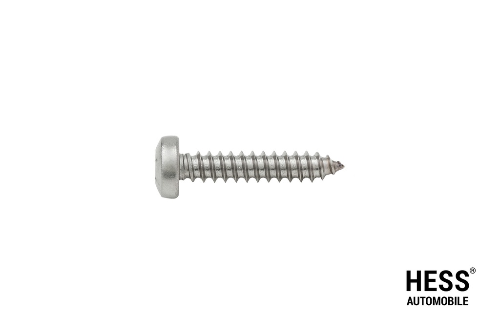 Flachkopf-Blechschraube Form C mit Innensechsrund, Edelstahl A2, 8X32mm