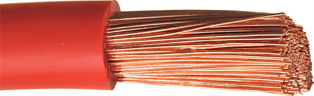 Anlasserkabel hochflexibel 16mm rot