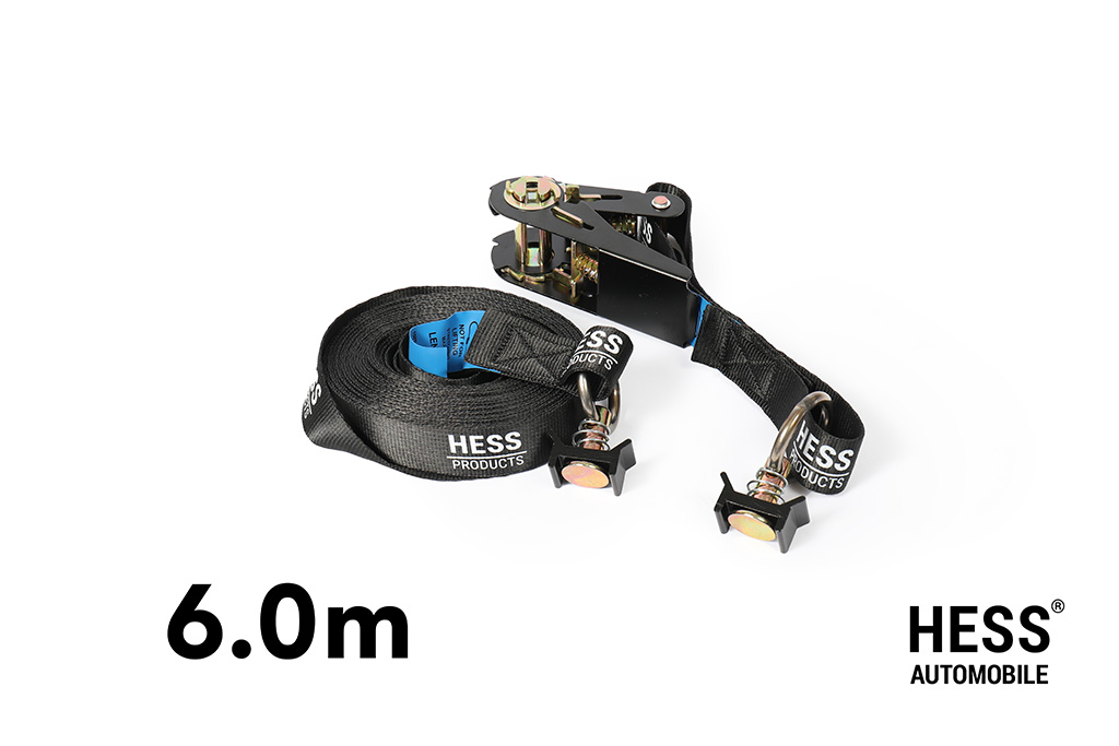 Spanngurt mit Ratsche AIR 6.0m schwarz