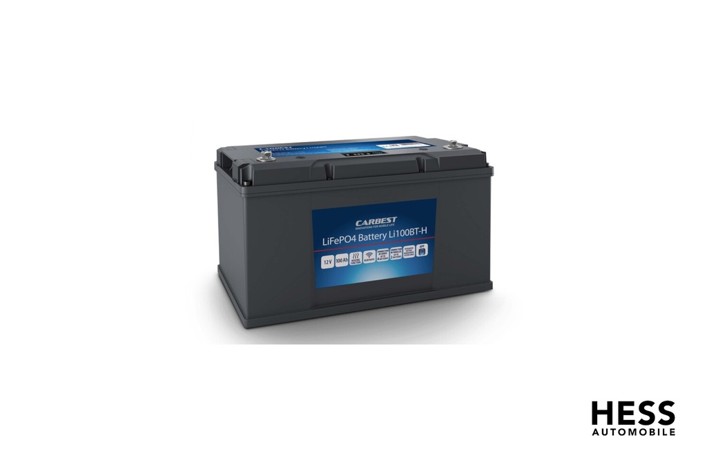Carbest Lithium100Ah BT-H mit Bluetooth-Technologie und Heizfunktion