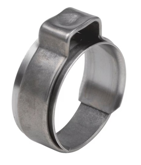 1-Ohr-Klemme mit Einlagering, Ø 13,8mm