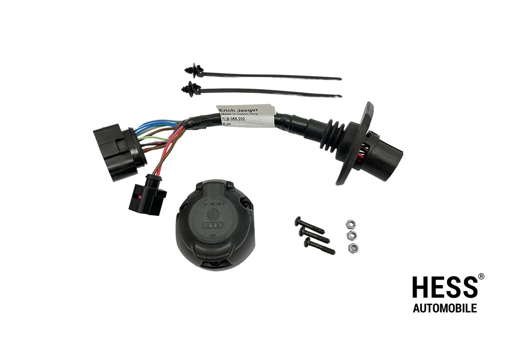 Elektroeinbausatz für Anhängevorrichtungen mit 13-poligem Stecker