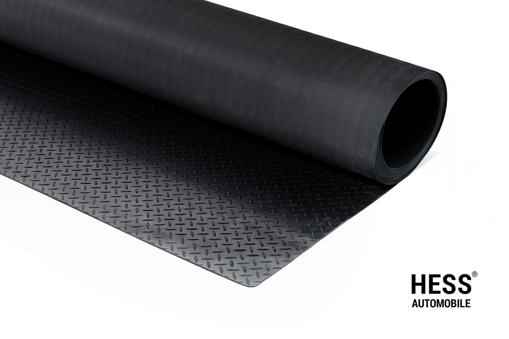Gummi Schutzmatte Tränenblech Struktur 3 mm à 1 m