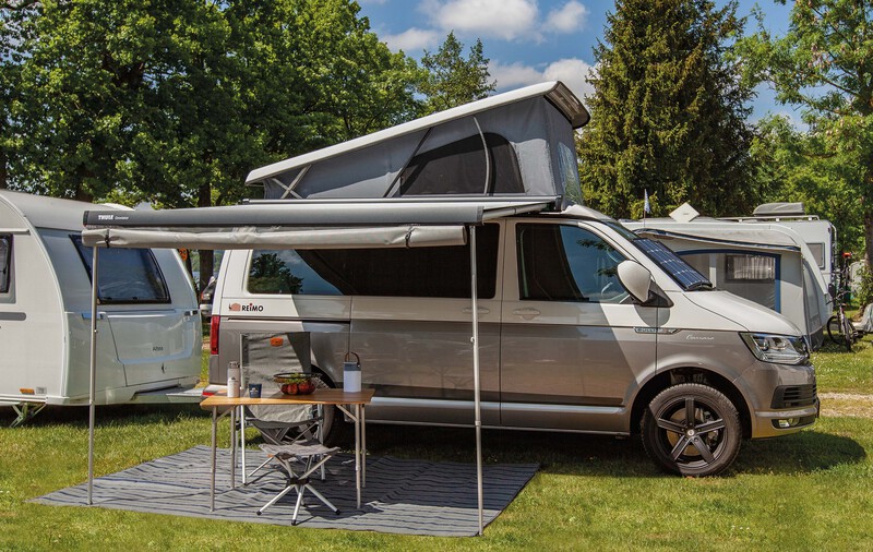 Thule Omnistor 4200 Markise für die Reimo Multirail in weiss