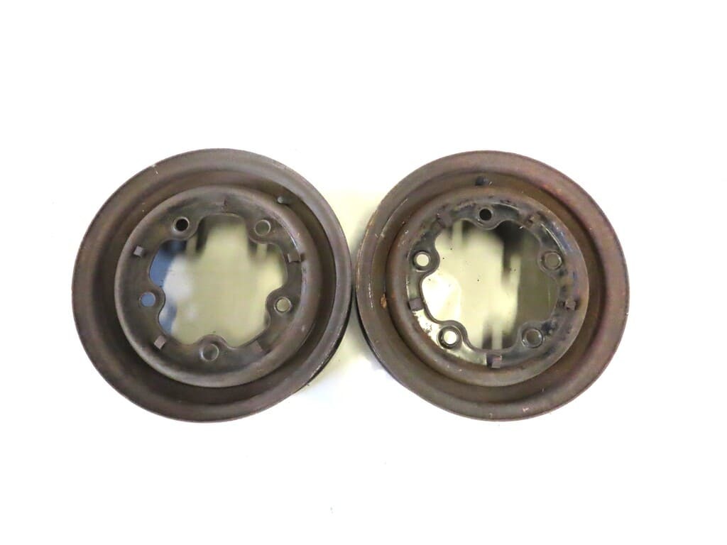 2 Stahlfelge für VW T1, T2, Käfer mit Trommelbremsen