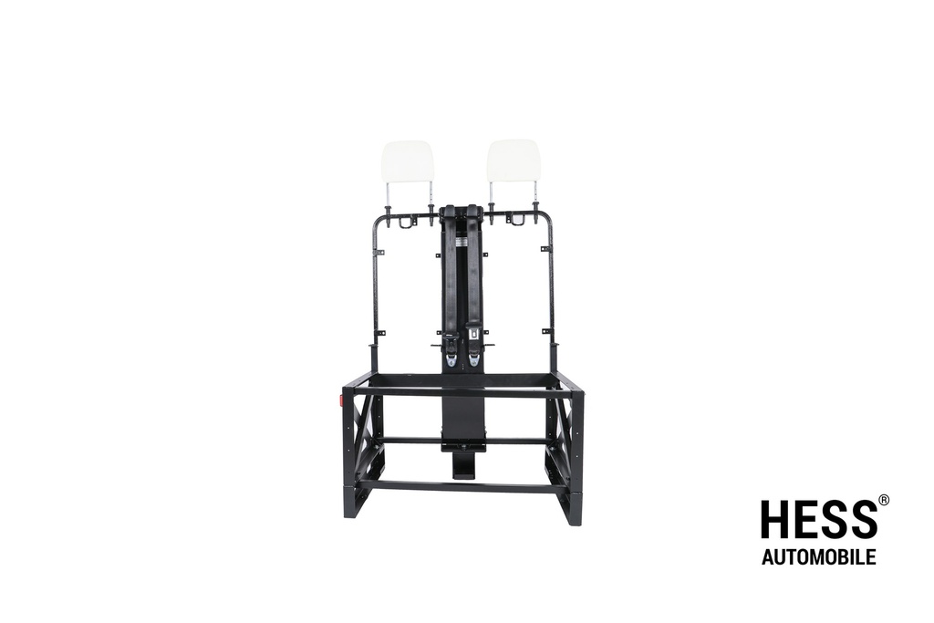 3-Punkt-Gurtbock B90 x T56 cm, inkl. Installationskit + Erhöhung 120 mm