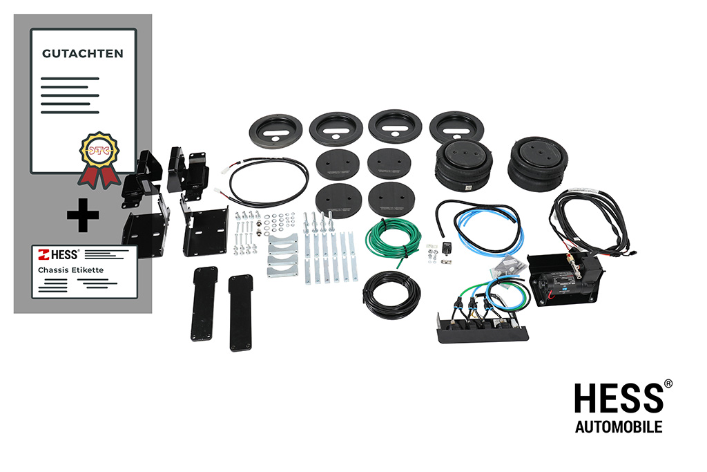 Auflastung MB Sprinter 906/907 Achslast Summe Achslast (VB-SemiAir Comfort)