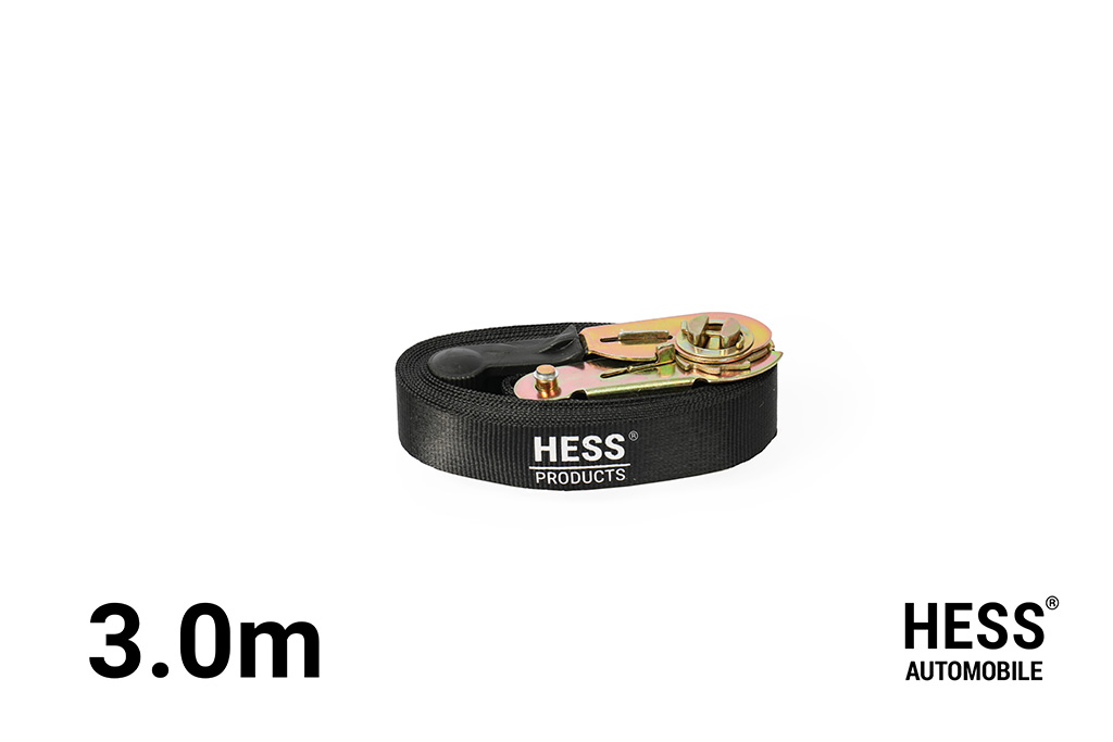 Spanngurt mit Ratsche 3.0m schwarz