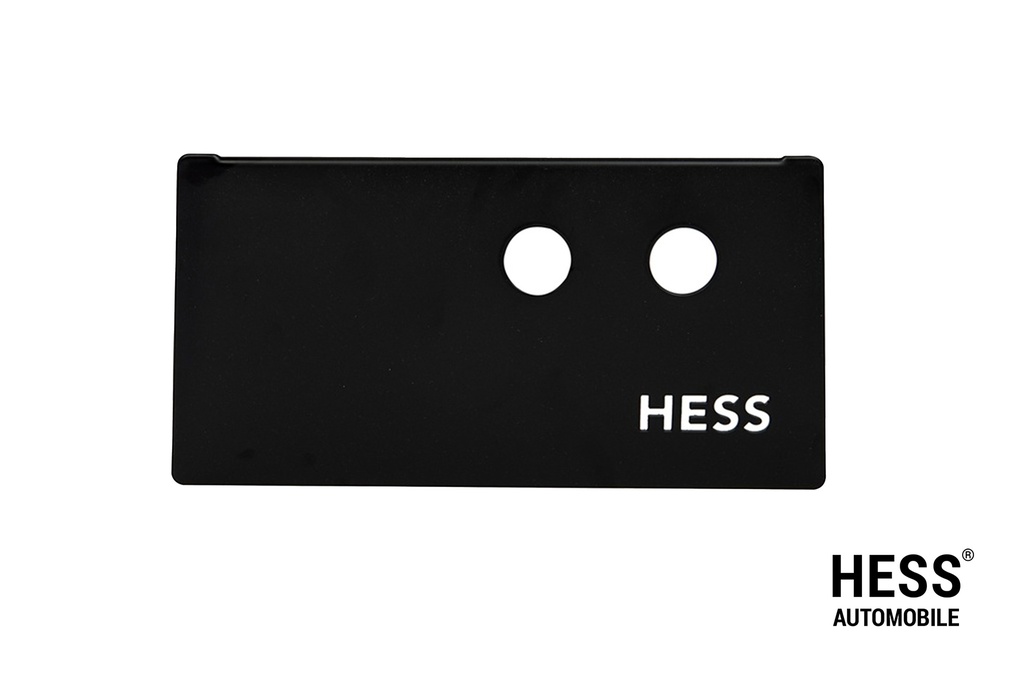 Panel 01 schwarz ohne Elektro-Komponenten