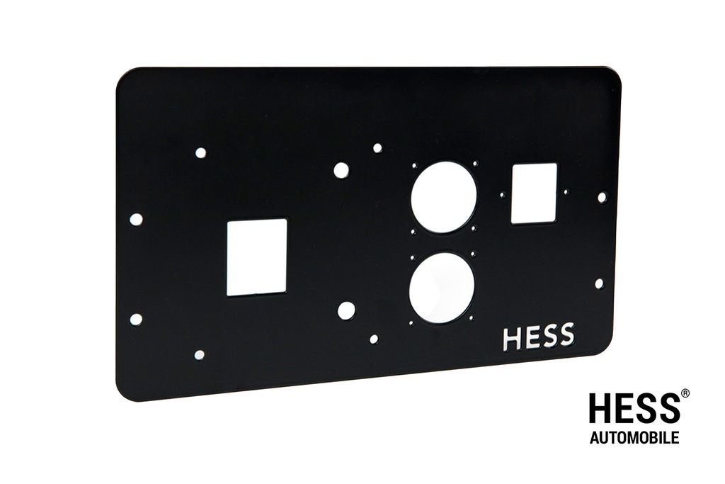 Panel 07 schwarz ohne Elektro-Komponenten